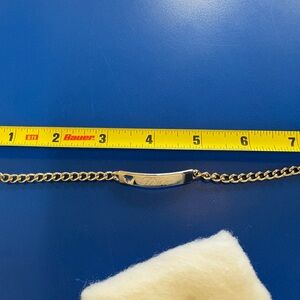 Speidel Gold Toned Kids ID Bracelet